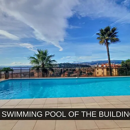 Nestor&jeeves - Hublot Terrasse - Sea View - Swimming Pool Nice