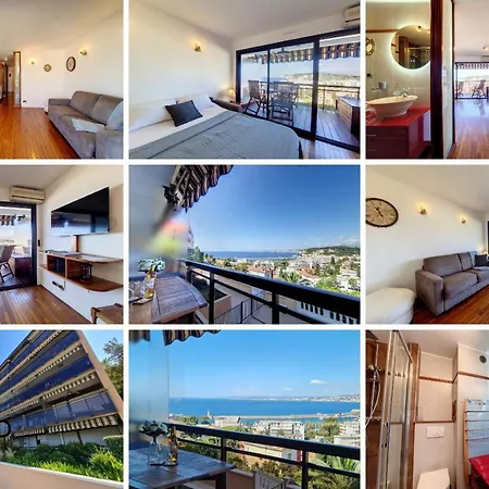 Nestor&jeeves - Hublot Terrasse - Sea View - Swimming Pool * ニース